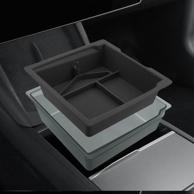 Caixa de Armazenamento Apoio de Braço Console Central Tesla Model Y/3
