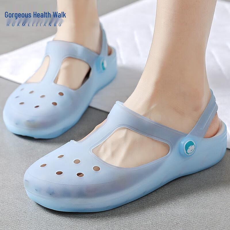 Huamei Jianbu Women s HM2136 Non-slip Beach Clog Sandals 38