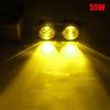 2 X Luz Antiniebla Halógena Lámpara Antiniebla Delantera de Coche 55W 100W Para Renault Duster Clio Scenic Koleos Megane Twingo Trafic Lodgy Kwid Kadjar