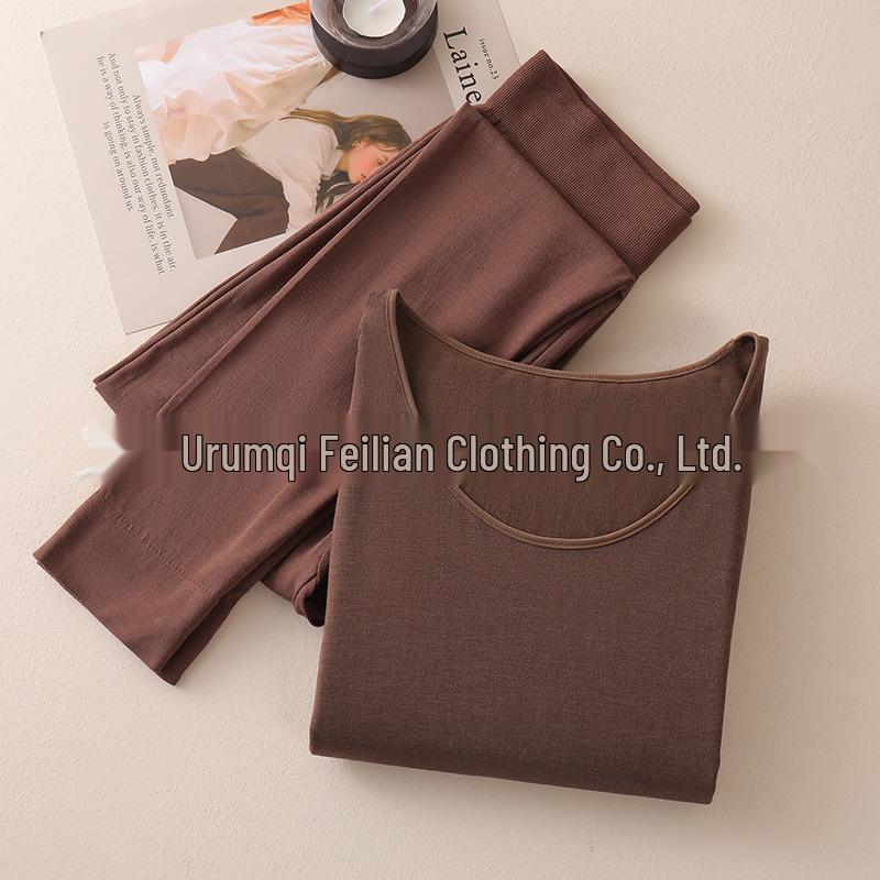 2025 Nahtloses Damen Thermo Body Shaping Unterwäscheset für Herbst & Winter.