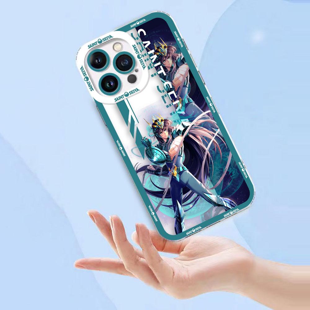 Anime S-Saint S-Seiya Clear Phone Case For Samsung Galaxy S26 S25 S24 S23 S22 S21 S20 FE PLUS ULTRA EDGE Silicone Case Shell