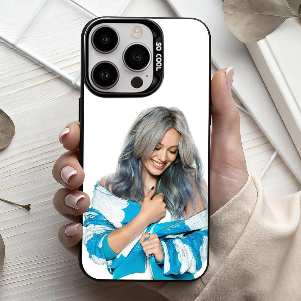 

B-Breathe Out H-Hilary Ann D-Duff Phone Case For iPhone17,16,15,14,13,12,11 Plus,Pro Max Black Candy silver phone case iPhone15