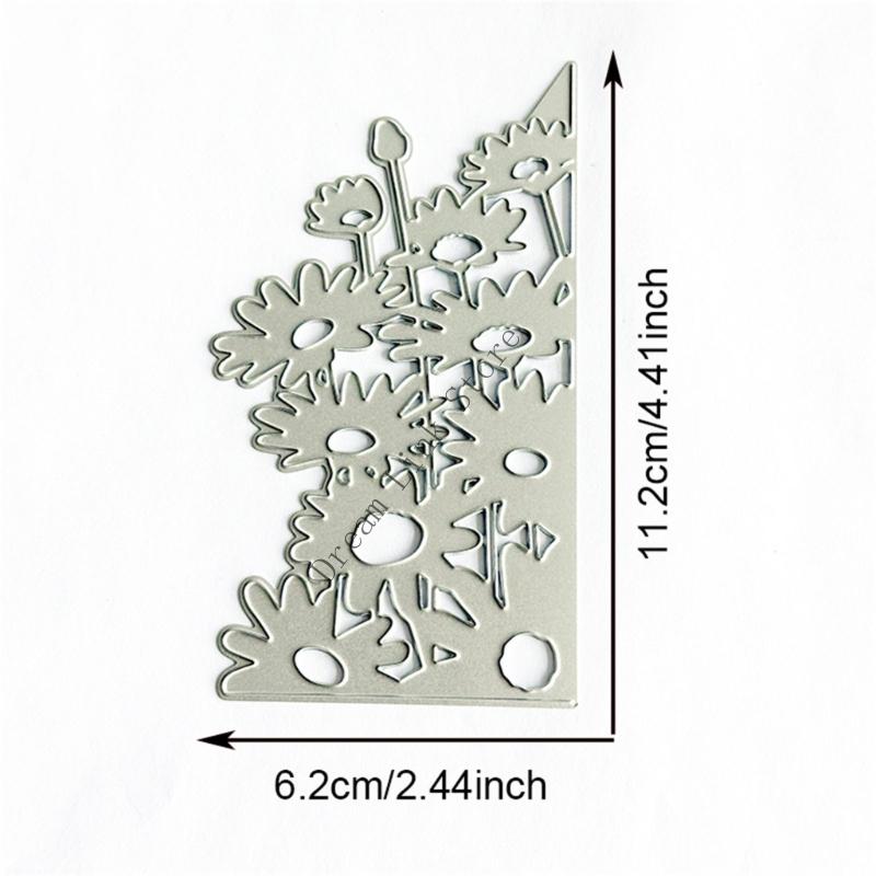 Q1FD Flowers Cutting Dies for Photo Scrapbooking Card Making Decorations Embossing Stencils Carbon Steel Die Cuts