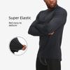 Herren Schnelltrocknende Langarm-Fitness-Tops für Basketball, Laufen und Outdoor-Sportarten