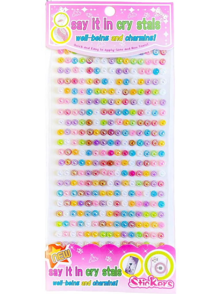 1 PCS Stickers, Acrylic Bracelet Series Children's Cartoon DIY Mobile Phone Diamond Stickers Three-dimensional Stickers Creative Stickers