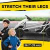 24V Electric Go Kart for Kids, Drift Ride-On Racing Go Kart with 2 Speeds, for Boys Girls Aged 8-12 Years Old, White