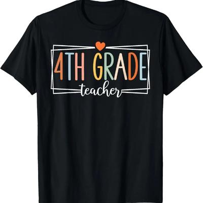 Camiseta de Vuelta al Cole para Maestro de Cuarto Grado