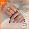 Minimalism 925 Sterling Silver Finger Rings for Women Couple Vintage Cross Winding Party Jewelry Gift Prevent Allergy