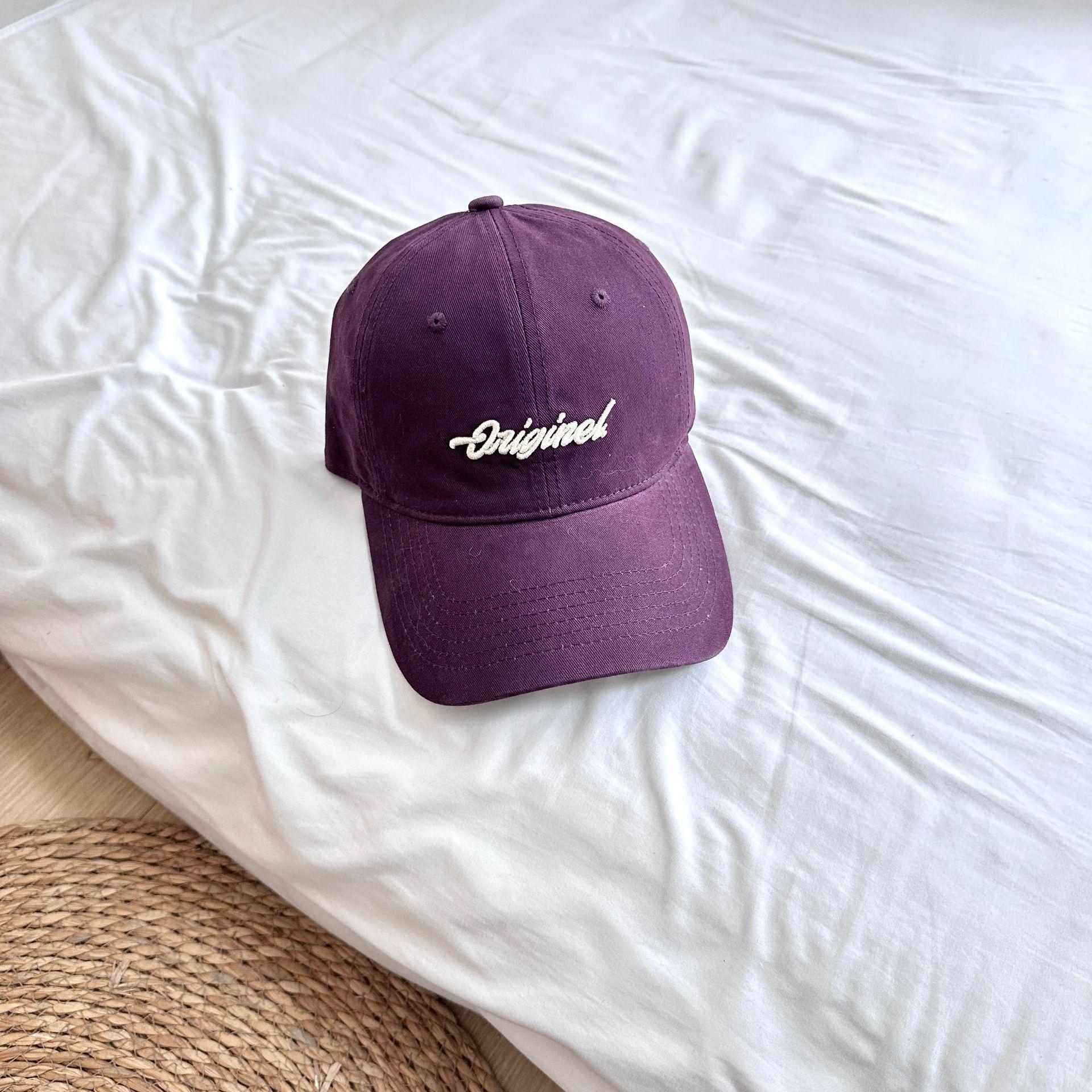 

2026 Women Men Purple Embroidery Letters Baseball Cap 56-58cm Streetwear Hip Hop Hats Outdoor Casual Adjustable Dad Hat Snapback 56-58cm&adult фіолетовий