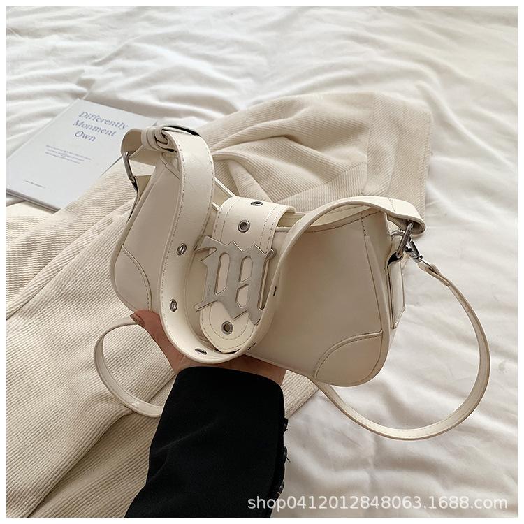 Fashion Light Luxury Underarm Small Bag Women's 2025 New French Niche Messenger Bag Casual Work Commuter Shoulder Bag