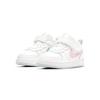 Nike Court Borough 2 MWH Slip Resistant Cushioning Abrasion Resistant Breathable Low top Toddler Shoes White Pink Blue DD3021-100