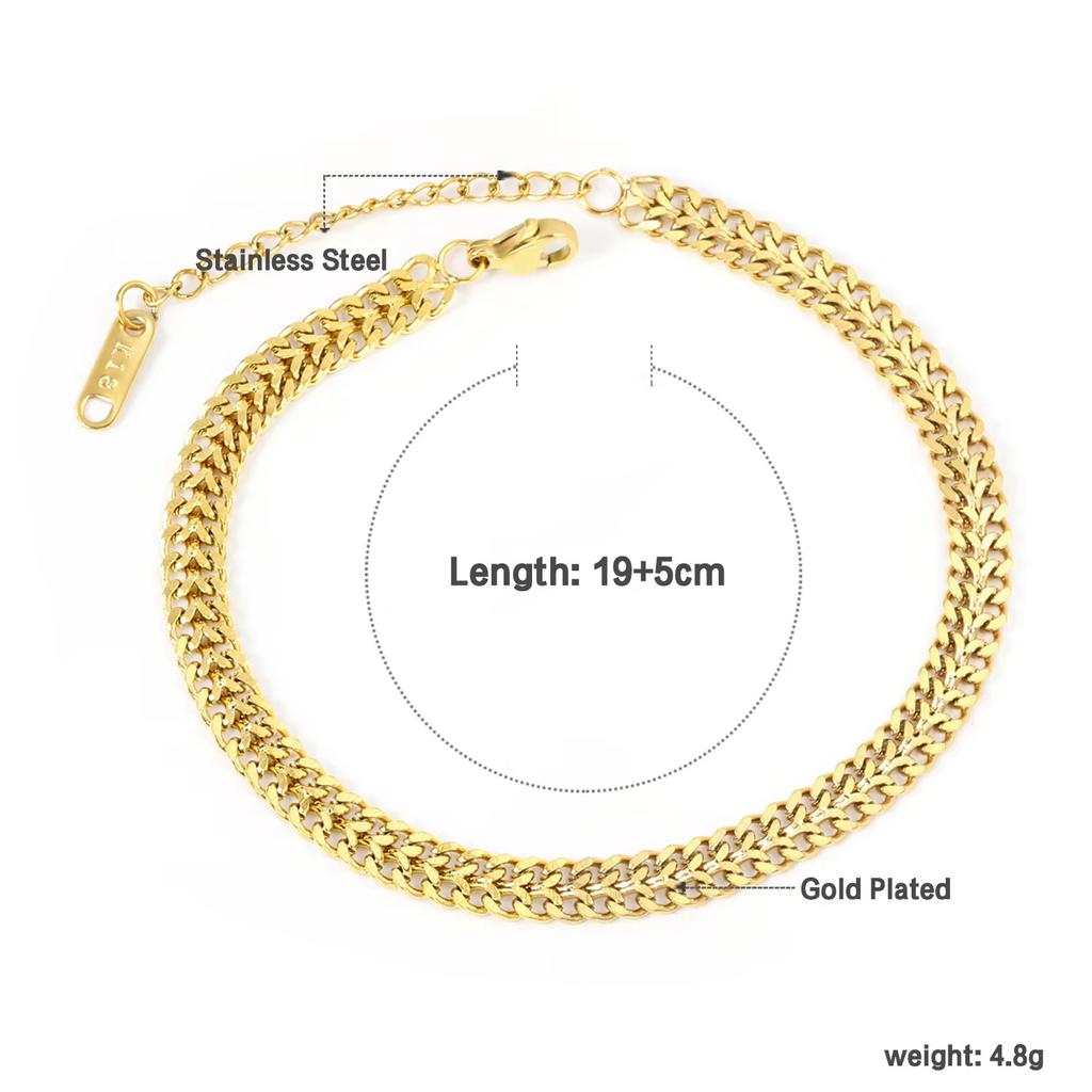 Waterproof Elegant Women's Bracelet Fashionable Personality Cuff Jewelry Accessory