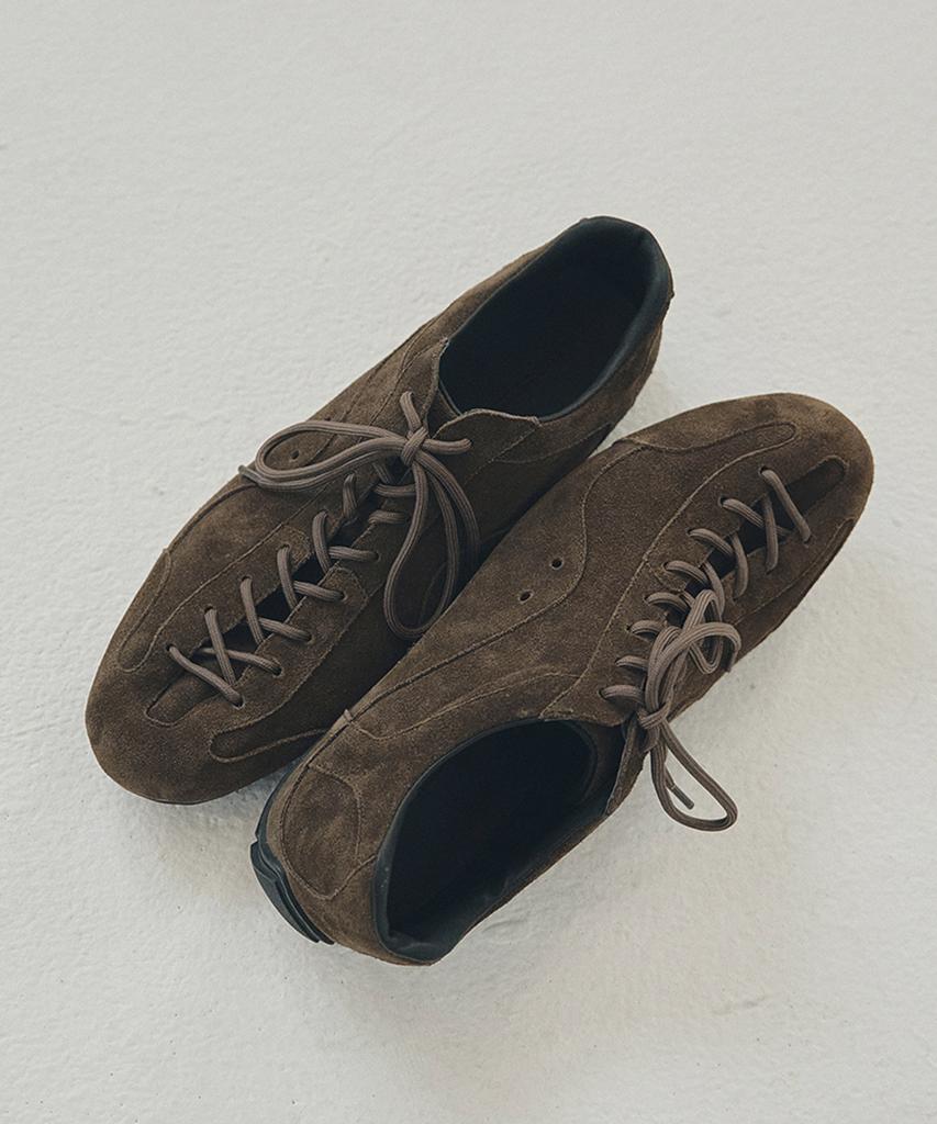 Romantic Move Bowler Sneakers R25M200 (Real Brown Suede)