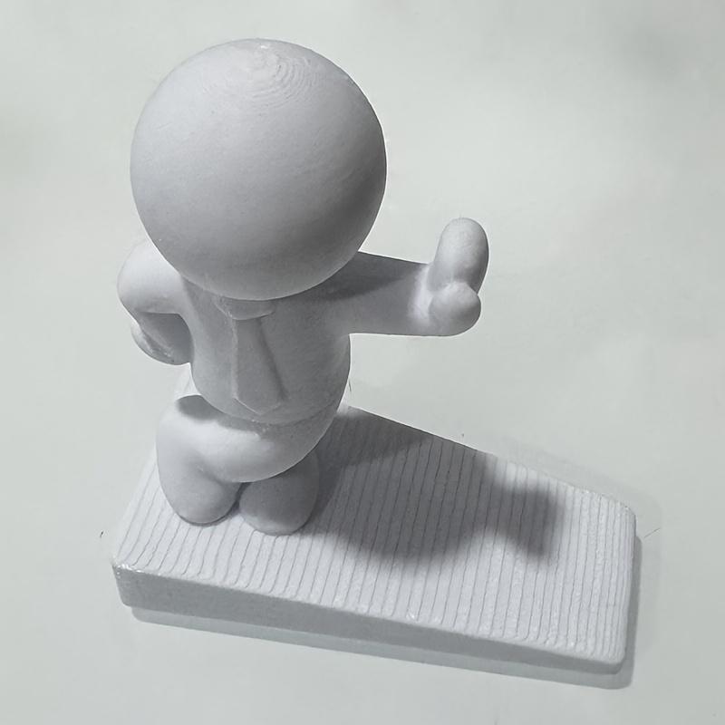 Flexible Movable Door Stopper with Non-Slip Base, Decorative Design for Wall & Floor Protection, Perfect Home Gift