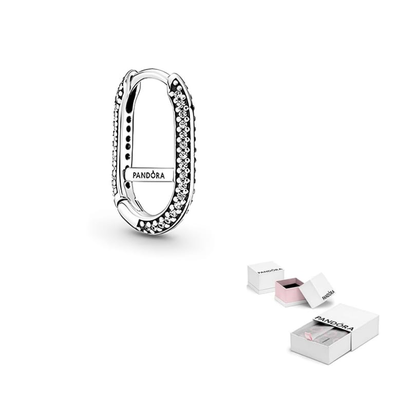 Pandora Earrings Women`s 299682C01 F-Brand Original