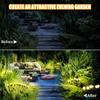 6/9/12LED Solar Garden Lights Swinging Firefly Outdoor Waterproof Landscape Lights Garden Courtyard Lawn Decoration