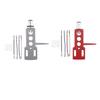 Phonograph Turntable Holder Aluminum Record Player Bracket Accessory Kit for Vinyl Music Lovers