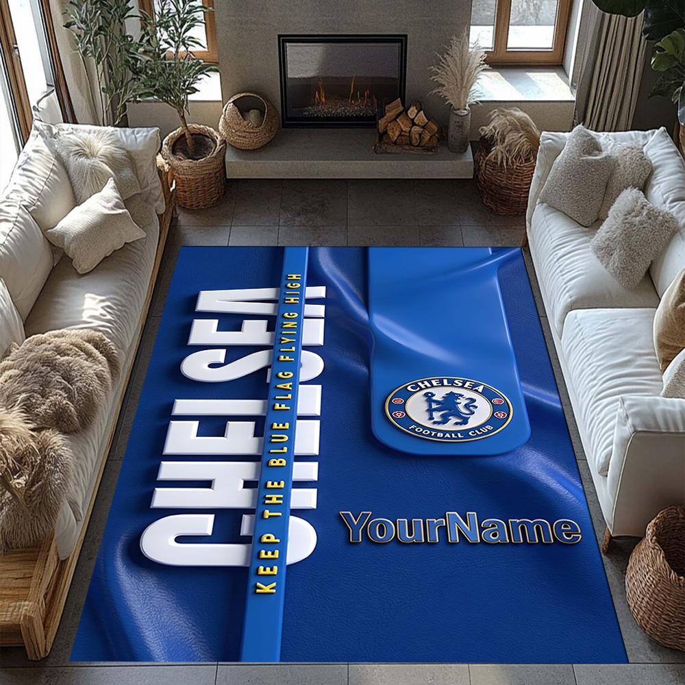 Chelsea Customize Your Name Carpet Perfect for Balcony Entryway Game Room Study Room Anti-slip Rug Office Home Decor