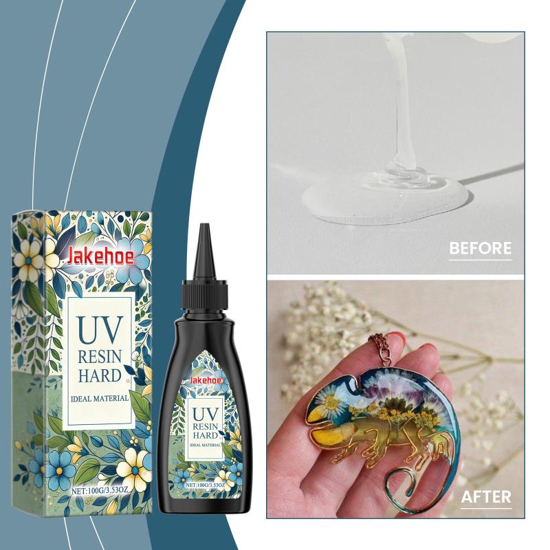 UV Resin Glue for Jewelry Making Quick Dry Solar  Ultraviolet Light Activated Fast Drying DIY Crafts