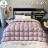 All-Season White Duck Down Comforter - Thick, Warm, Cotton Quilt for Hotel or Home