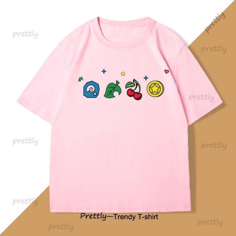 Animalcrossing Tshirt Unisex Unisex Gamer Graphic Tees Tshirt Cotton High Quality Printed Tshirts Tee Loose Short Sleeve Clothes