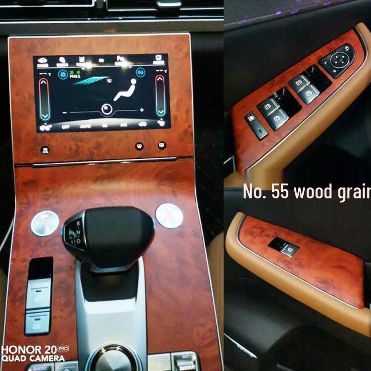 Beijing X7 Interior Carbon Fiber Sticker Kit for Air Conditioning, Shift, and Window Switches
