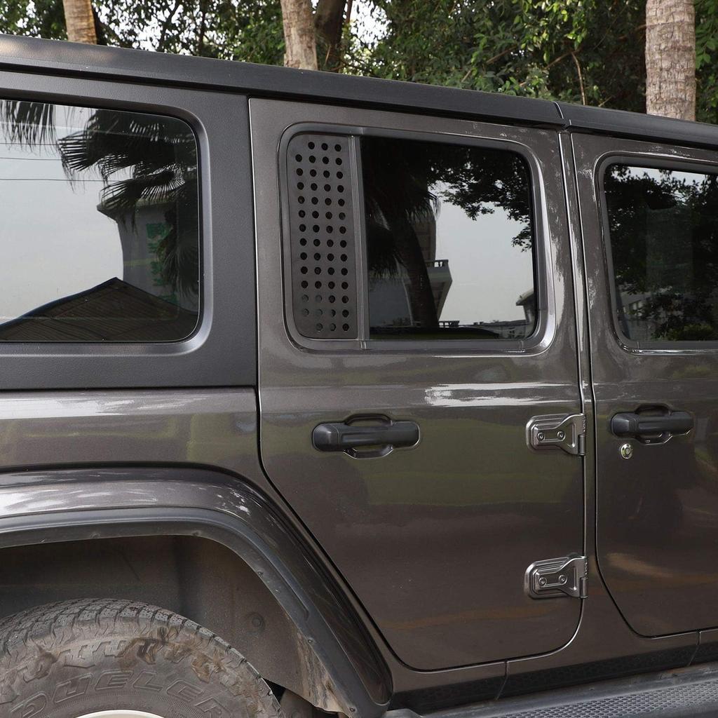 JeCar Car Rear Window Glass Cover Trim for 2018-2021 Jeep Wrangler JL & Unlimited 4-Door, for 2020-2021 Jeep Gladiator JT