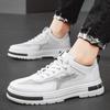 Trend Summer Shoes for Men Comfortable Casual White Board Shoes Luxury Platform Men New Sneakers Outdoor Non-slip Student