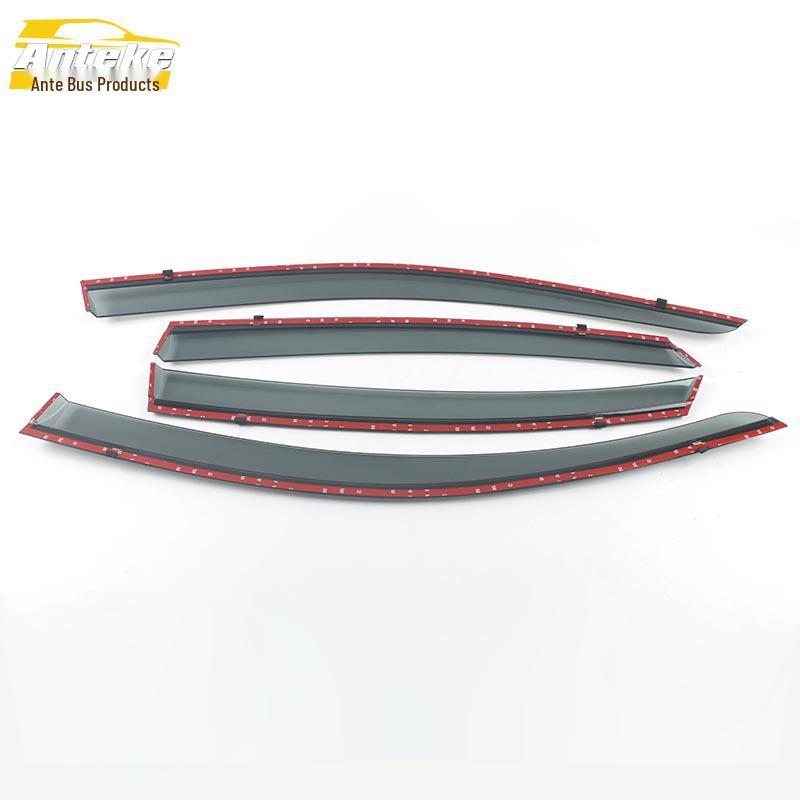 13-18 Teana PC Plastic Rain Deflector with 3D Stainless Steel Trim - Exterior Accessory