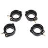 4Pcs Rubber Carburetor Intake Manifold Boot Joints Engine Insulator Adapters Replacements for Kawasaki ZX1200C ZX1100C ZX1100D