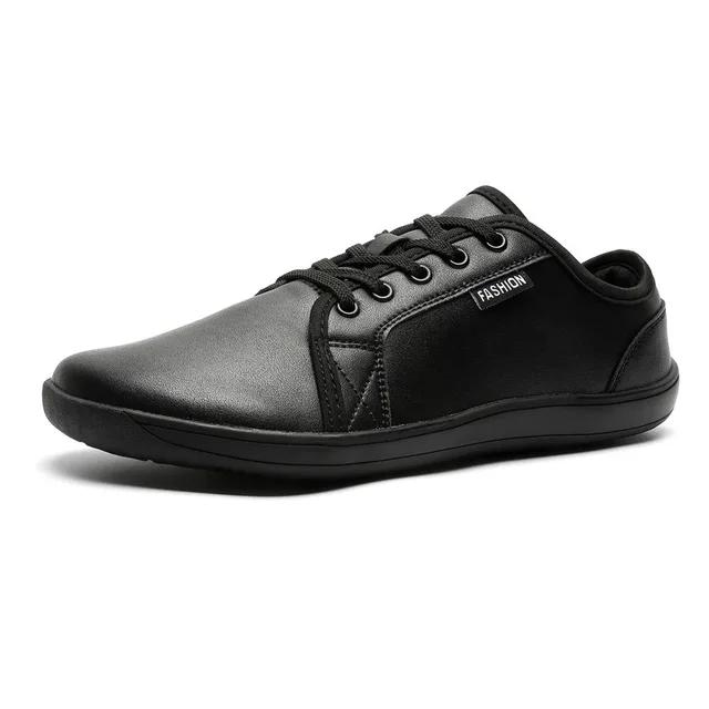 Men's Shoes 2025 New Wide Toe Barefoot Shoes Fashionable Plus Size Lightweight Casual Shoes Outdoor Breathable Soft Soled Shoes