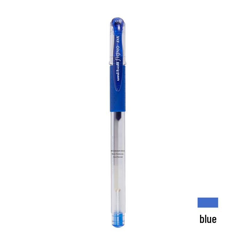 Uni Mitsubishi UM-151 Water-Based Pen 0.5MM - Ideal for Students, Exams, and Business Signatures 0.38mm синий