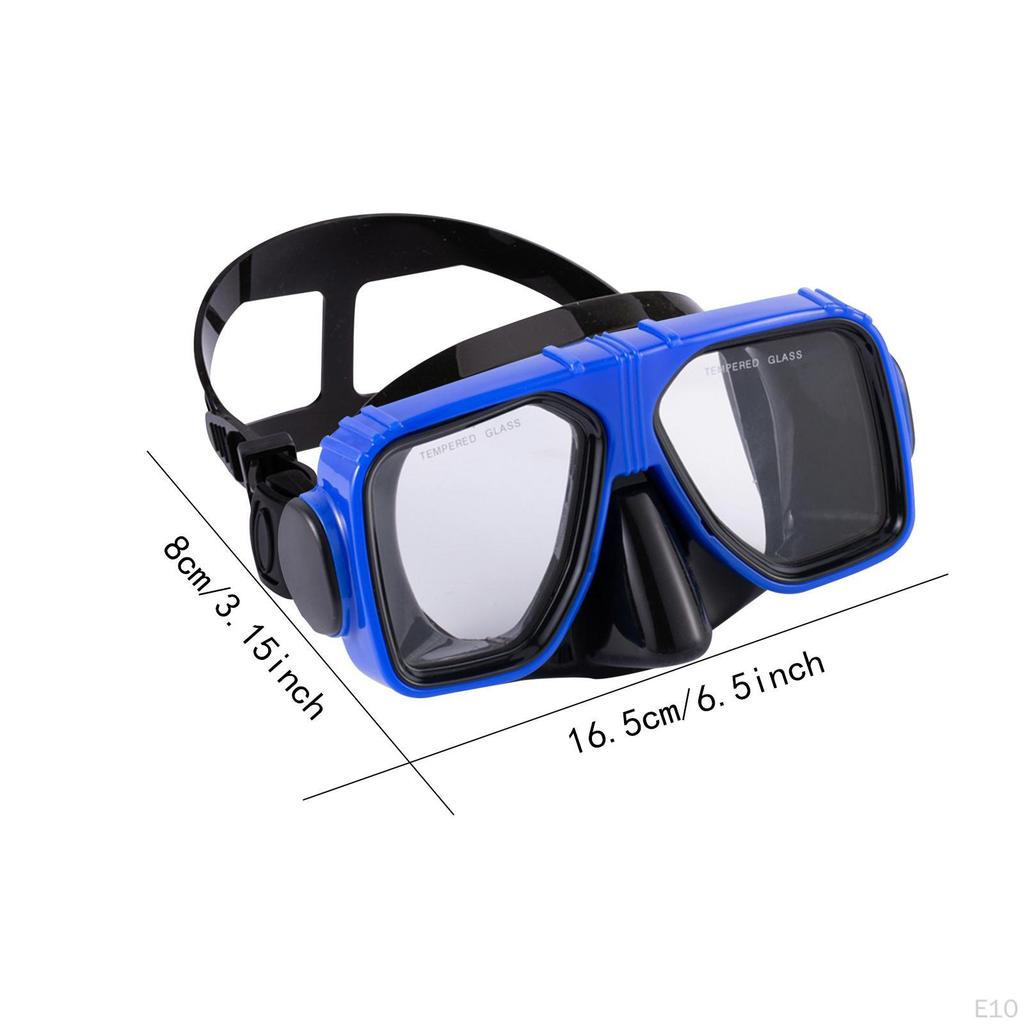 Diving Mask Equipment Snorkeling Goggle for Swimming Water Sports white