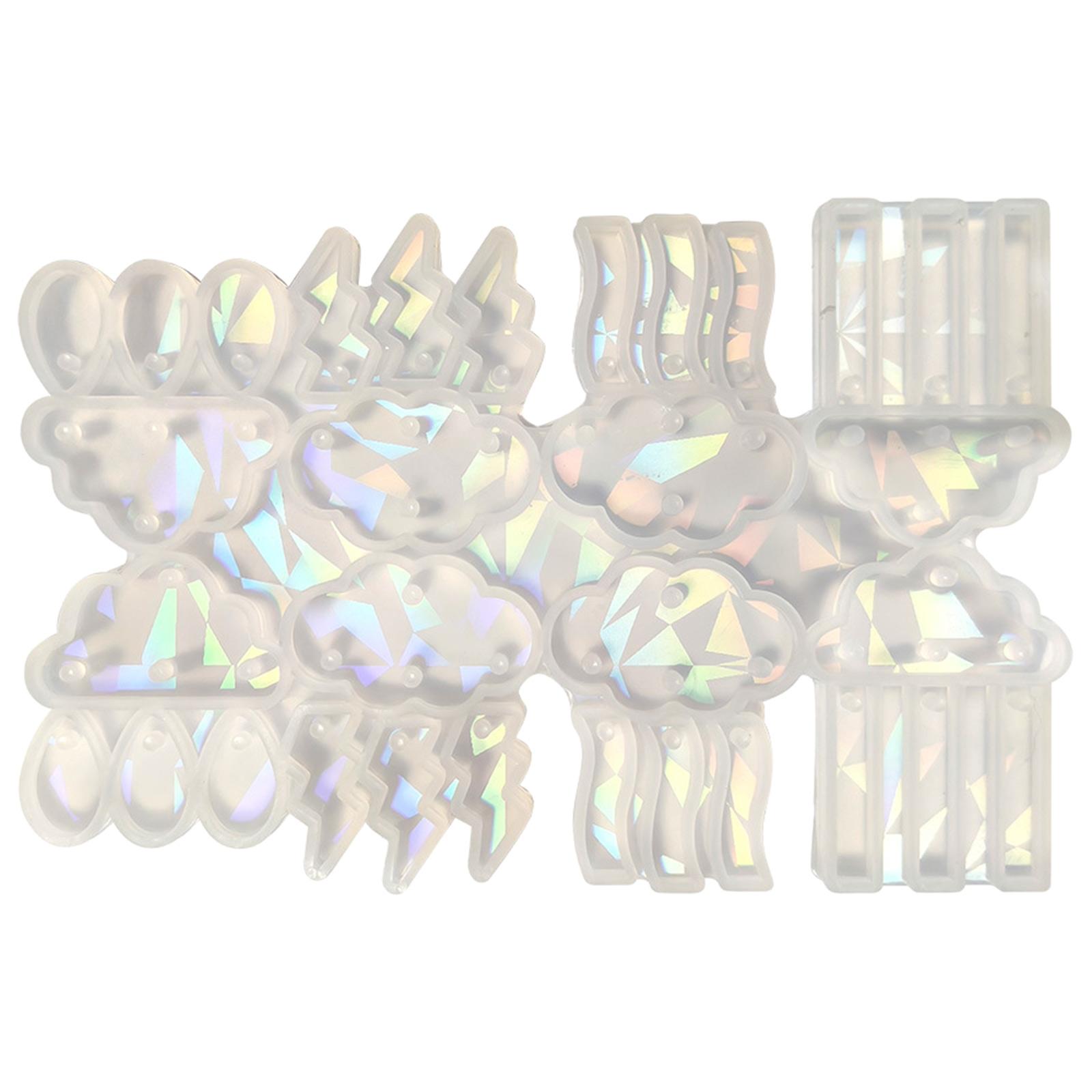 

Форма для сережек, зажимов для ушей, силиконовая форма, форма для сережек в форме облаков и молний для энтузиастов DIY, форма для рукоделия