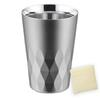 J-kitchens Tumbler, Argyle Pattern, 18-8 Stainless Steel, Double Walled, Small, 260ml, Made In Japan (Includes SimpleBag, Made In Vietnam)