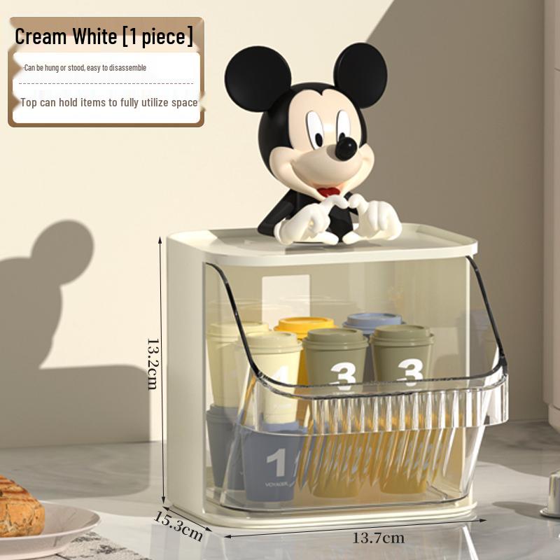 Wandmontierter Tee- und Kaffee-Organizer für Büro oder Speisekammer