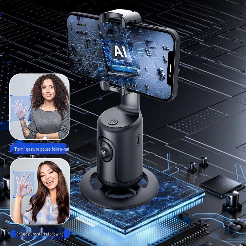 360° AI Face Tracking Gimbal Stabilizer for TikTok and Mobile Devices