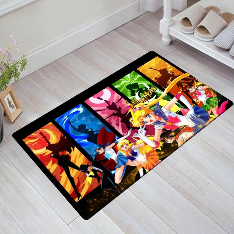 Saylor-moon Anime Carpet Rug for Living Room Bedroom Home Sofa Decoration,Kids play Non-slip Floor Mat