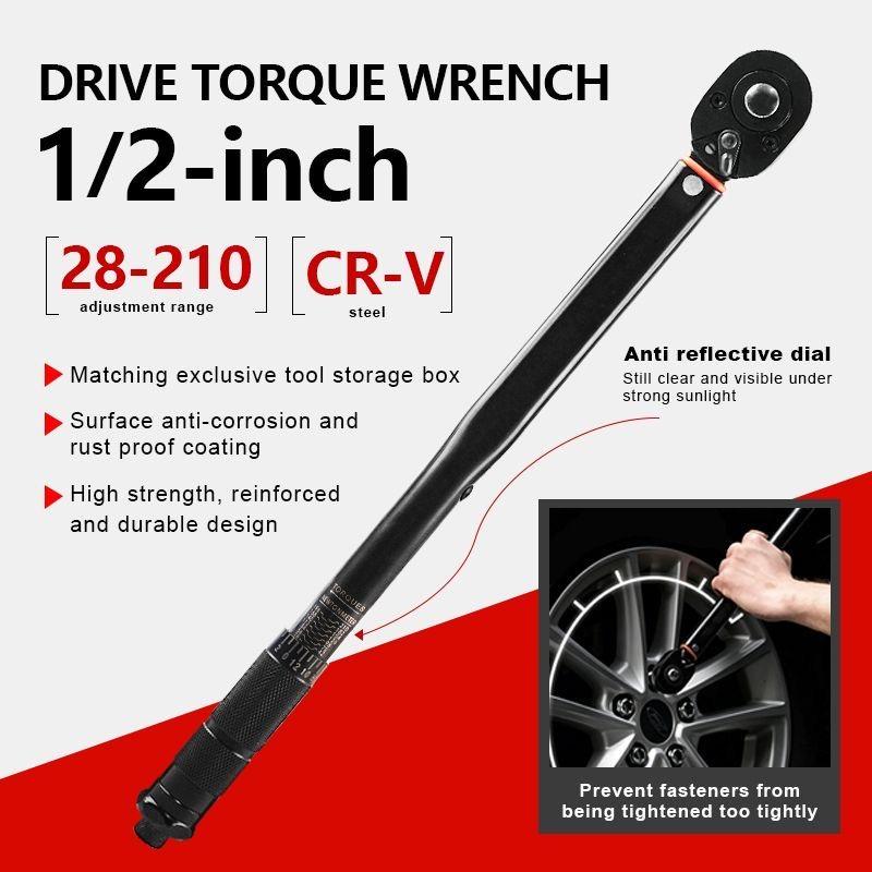 Torque wrench 1/2, an accurate and reliable tool for professional and household needs