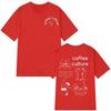 2026 Funny Coffee Culture Fashion Print Graphic Tshirt Unisex Women ONeck Tees Summer Shortsleeved Cotton Loose Harajuku Tshirt
