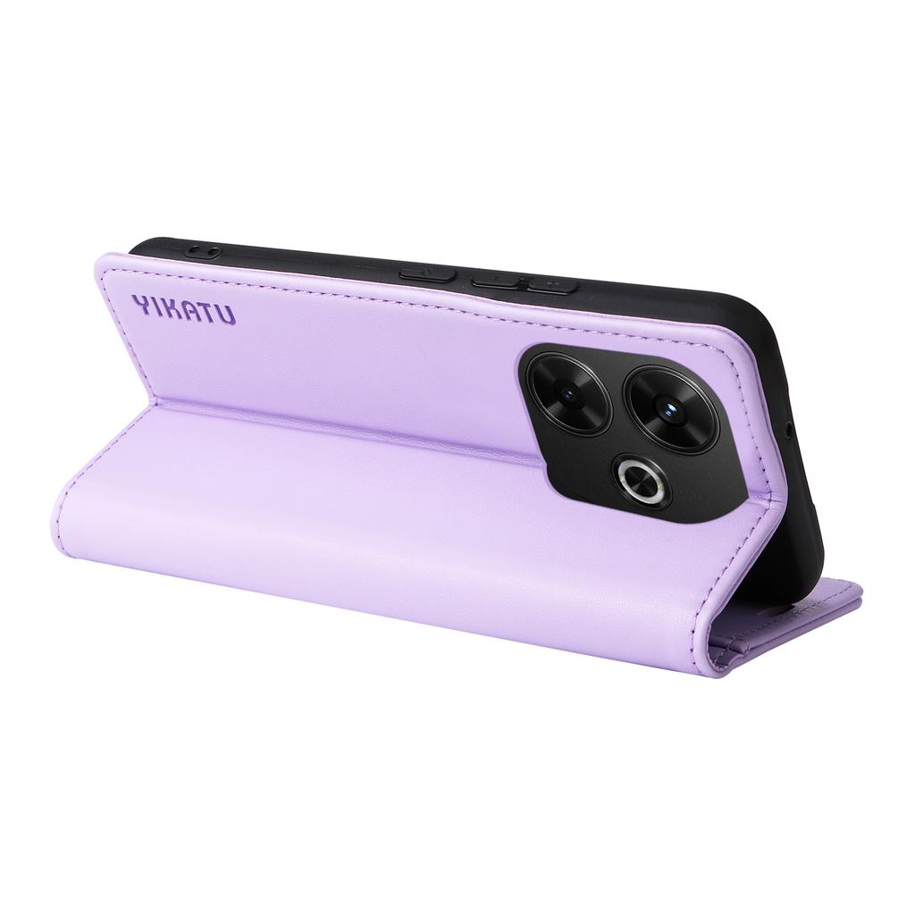 YIKATU YK-001 For Xiaomi Redmi 13 5G/13 4G Case Leather Phone Cover Magnetic Closure