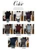 2025 Women's Slimming Korean Style Solid Color Half High Neck Short Sleeve T-shirt for Early Autumn