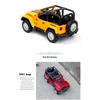 1/32 Scale Jeep Wrangler Rubicon Alloy Car Model Diecast Metal Toy Off Road Vehicles Sound Light Children Toy Trendy Display Ornament