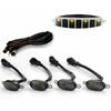 Universal Automotive Front Grill Lights Yellow Amber Lens Design Energy Efficient 12V Daytime Running Grill Light