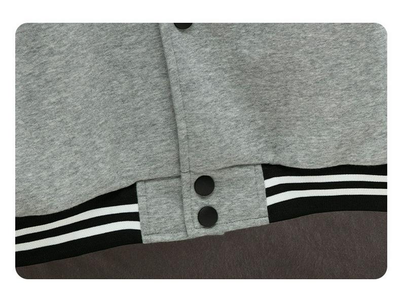Youth Hooded Jacket for Teens - Spring/Autumn Color Block Cardigan Sweatshirt