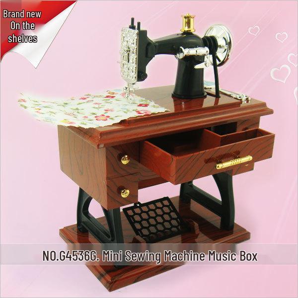 Vintage Grammophon Spieluhr - Aufziehbares rotierendes Ornament und kreatives Geburtstagsgeschenk Musikinstrument