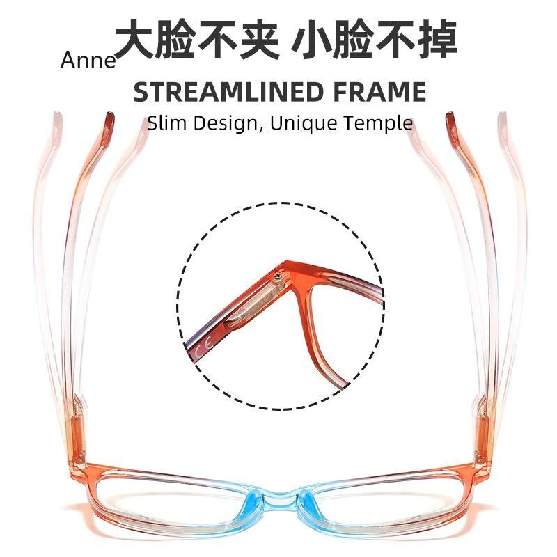 High-definition Reading Glasses Fashionable Large Frame Presbyopia Glasses for Women Anti Blue Light Far Sight Glasses