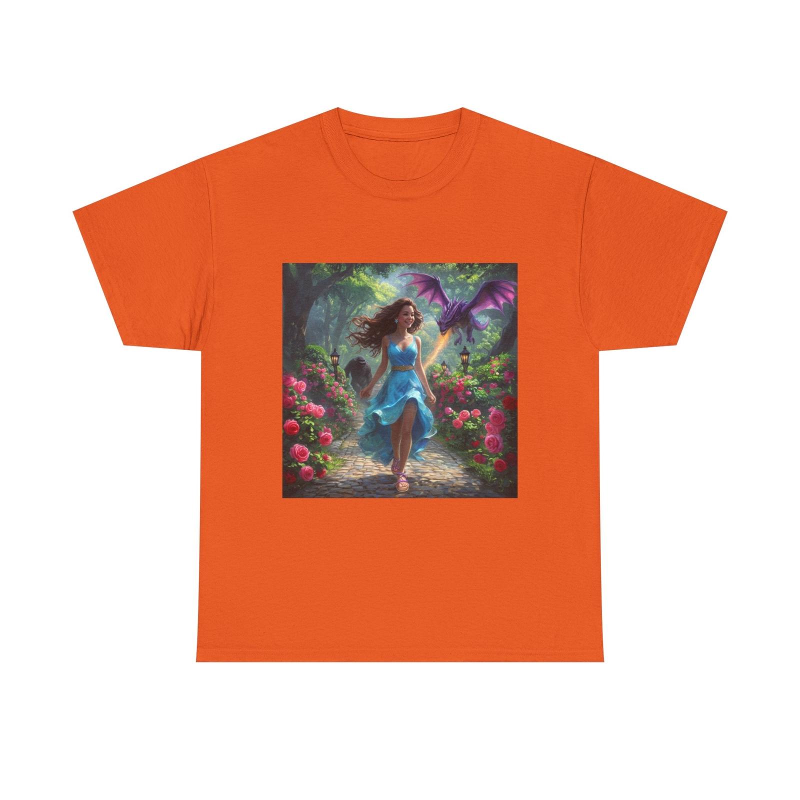 Garden Pathway Women s Tee, Mythical Creatures, Monsters, Fantasy Unisex Shirt L