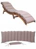 Cushion For Garden Lounger Sauna For Chairs Garden Furniture 183X56Cm Beige