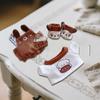 Doll Clothes Set 17cm Doll Accessories Love Heart Top Scarf Hat No Dolls